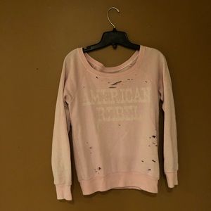 American Rebel Chaser Pink Crewneck